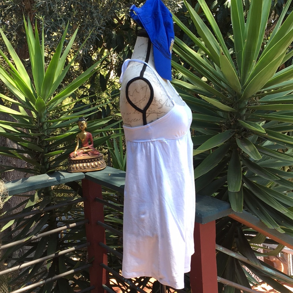 Mind Code White Halter Top - Picture 4 of 6